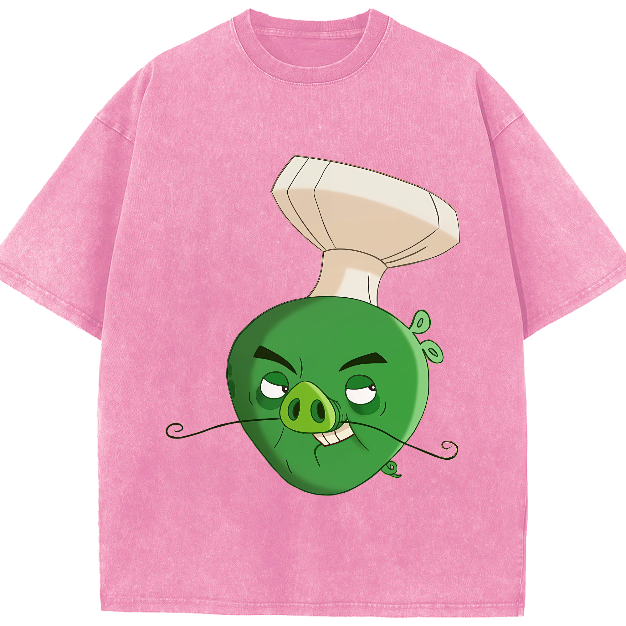 （画像用） Angry Birds アングリーバード 綿100% ヴィンテージ風 半袖Tシャツ（フロントプリント）